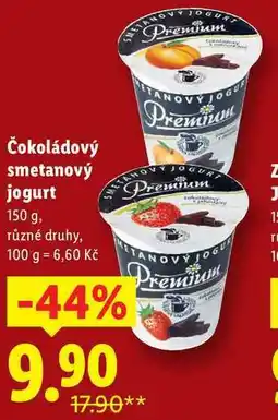Lidl Čokoládový smetanový jogurt, 150 g nabídka