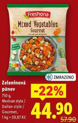 Lidl Zeleninová pánev, 750 g nabídka