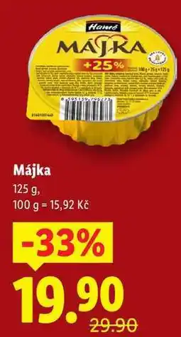 Lidl Májka, 125 g nabídka