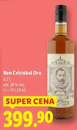 Lidl Ron Cristóbal Oro, 0,7 l nabídka