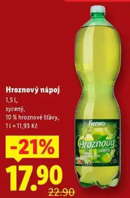 Lidl Hroznový nápoj, 1,5 l nabídka