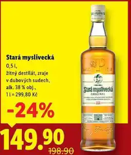 Lidl Stará myslivecká, 0,5 l nabídka