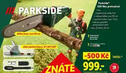 Lidl Parkside 20V Aku prořezávač nabídka