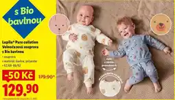 Lidl Lupilu Pure colletion Volnočasová souprava s Bio bavlnou nabídka