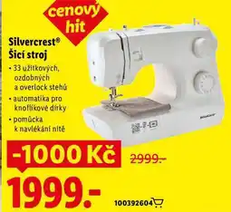 Lidl Silvercrest Šicí stroj nabídka