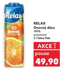 Kaufland RELAX Ovocný džus 100% pomeranč nabídka