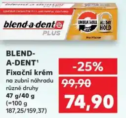 Kaufland BLEND- A-DENT' Fixační krém nabídka