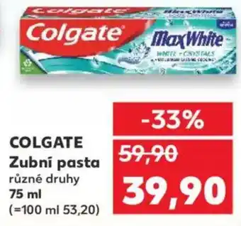 Kaufland COLGATE Zubní pasta nabídka