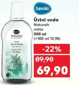 Kaufland Bevola Ústní voda nabídka
