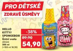 Kaufland HELLO KITTY/ SPONGEBOB Ústní voda nabídka