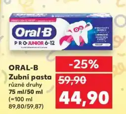 Kaufland ORAL-B Zubní pasta nabídka