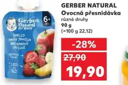 Kaufland GERBER NATURAL Ovocná přesnídávka nabídka