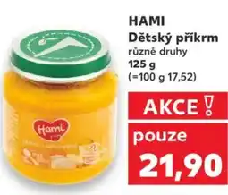 Kaufland HAMI Dětský příkrm nabídka