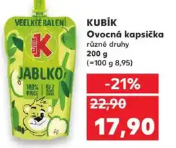 Kaufland KUBIK Ovocná kapsička nabídka