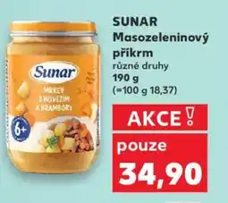 Kaufland SUNAR Masozeleninový příkrm nabídka