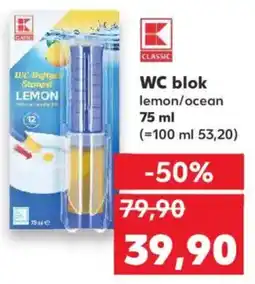 Kaufland WC blok lemon/ocean nabídka