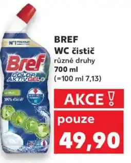 Kaufland BREF WC čistič nabídka
