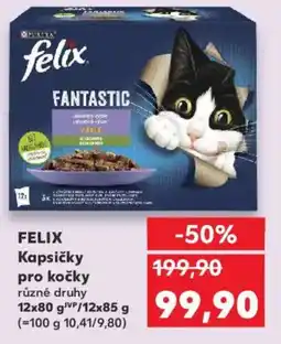 Kaufland FELIX Kapsičky pro kočky nabídka