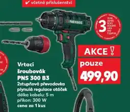 Kaufland Parkside Vrtací šroubovák PNS 300 B3 nabídka