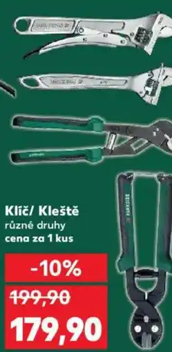 Kaufland Parkside Klíč/ Kleště nabídka