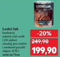 Kaufland Lodní lak nabídka