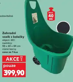 Kaufland Zahradní vozík s kolečky nabídka