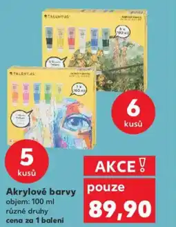 Kaufland Akrylové barvy nabídka