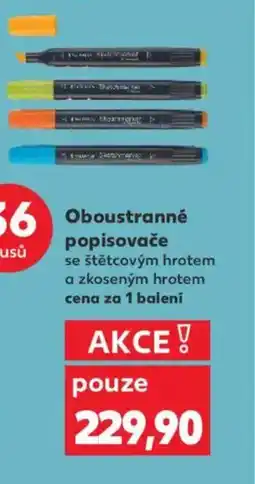 Kaufland Oboustranné popisovače nabídka