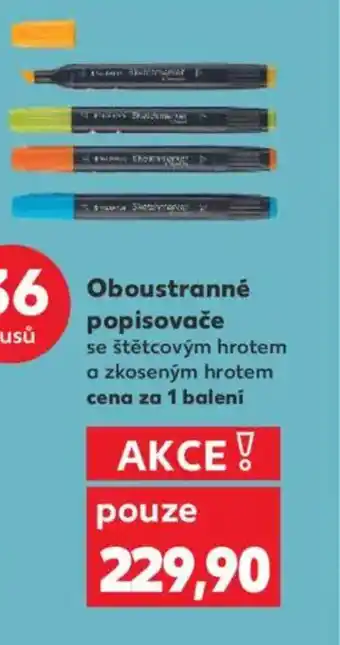 Kaufland Oboustranné popisovače nabídka