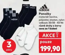 Kaufland Adidas Ponožky nabídka