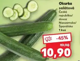 Kaufland Okurka salátová nabídka