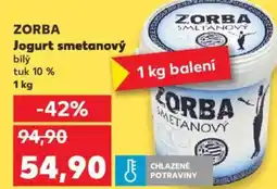 Kaufland ZORBA Jogurt smetanový nabídka