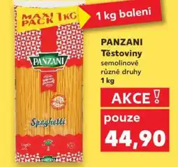 Kaufland PANZANI Těstoviny semolinové nabídka