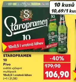 Kaufland STAROPRAMEN 10 Pivo nabídka