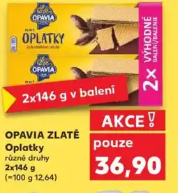 Kaufland OPAVIA ZLATÉ Oplatky nabídka