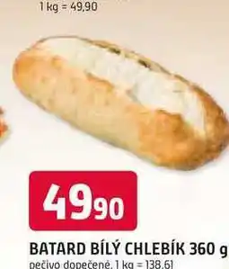 Trefa BATARD BÍLÝ CHLEBÍK 360 g nabídka