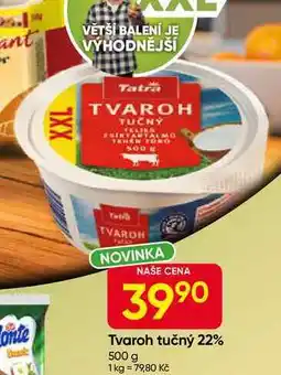 Hruška Tatra Tvaroh tučný 22% 500 g nabídka