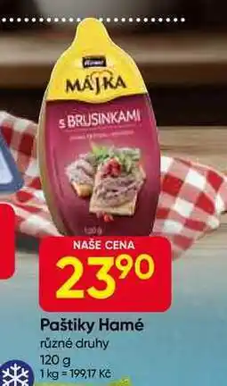 Hruška Hamé paštika 120g, různé druhy nabídka