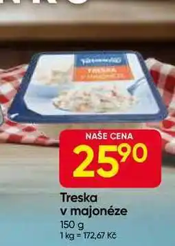 Hruška Varmuža Treska v majonéze 150 g nabídka