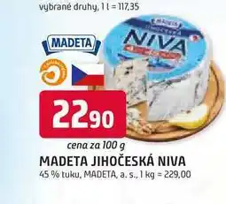 Trefa MADETA JIHOČESKÁ NIVA 45% tuku, 100g nabídka