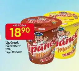 Hruška Lipánek 130g, vybrané druhy nabídka