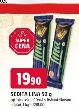 Trefa SEDITA LINA 50 g tyčinka celomáčená s liskooříškovou náplní nabídka