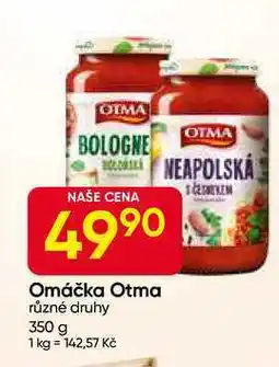 Hruška Otma omáčka různé druhy 350 g nabídka