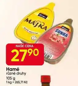Hruška Hamé různé druhy 105 g nabídka