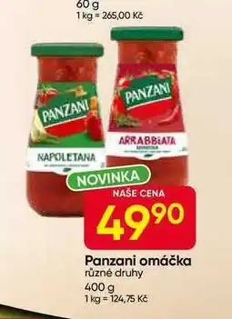 Hruška Panzani omáčka, vybrané druhy 400g nabídka