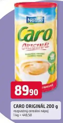 Trefa Nestlé Caro rozpustná směs pražené kávy a kávovin 200g nabídka