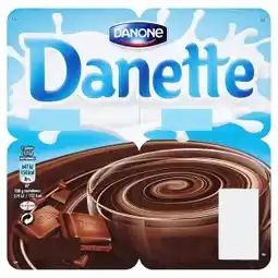 Trefa Danone Danette Mléčný dezert čokoládový 4 x 125g nabídka