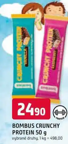 Trefa BOMBUS CRUNCHY PROTEIN 50g nabídka
