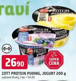 Trefa ZOTT PROTEIN PUDING, JOGURT 200g nabídka