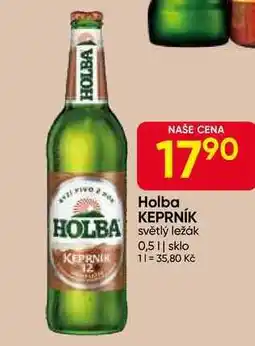 Hruška HOLBA světlý ležák 0,5 l nabídka